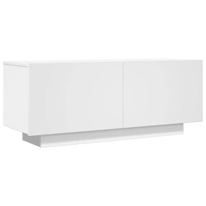 Mobile Porta TV Bianco 100x35x40 cm in Legno Multistrato 804436