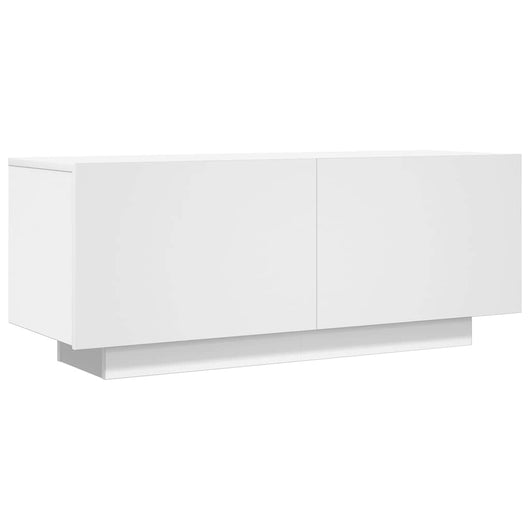 Mobile Porta TV Bianco 100x35x40 cm in Legno Multistrato 804436