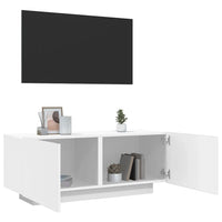 Mobile Porta TV Bianco 100x35x40 cm in Legno Multistrato 804436