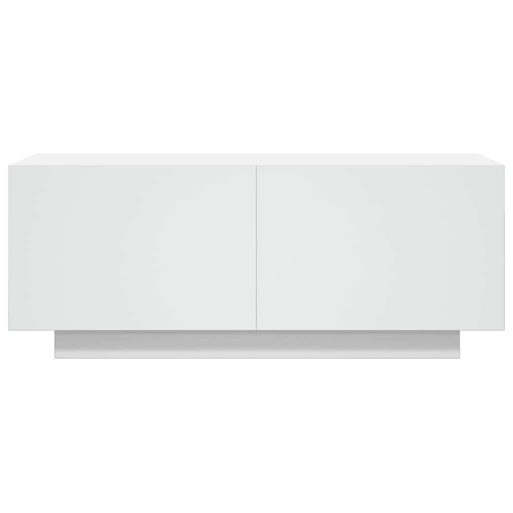 Mobile Porta TV Bianco 100x35x40 cm in Legno Multistrato 804436