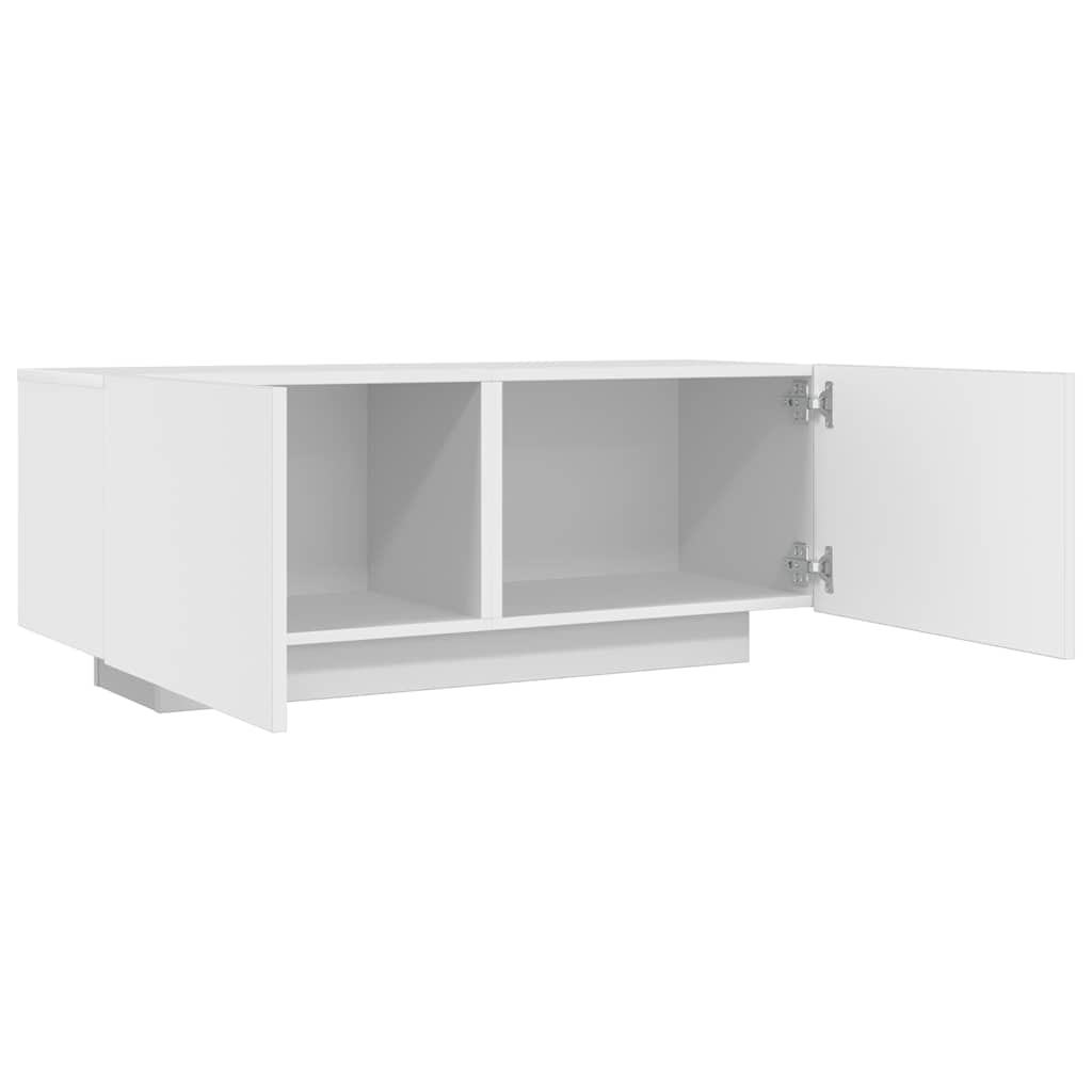 Mobile Porta TV Bianco 100x35x40 cm in Legno Multistrato 804436