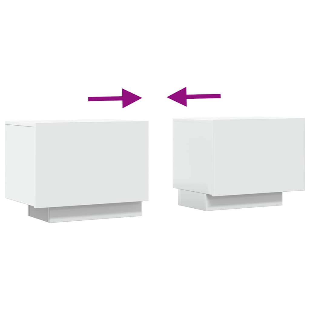 Mobile Porta TV Bianco 100x35x40 cm in Legno Multistrato 804436