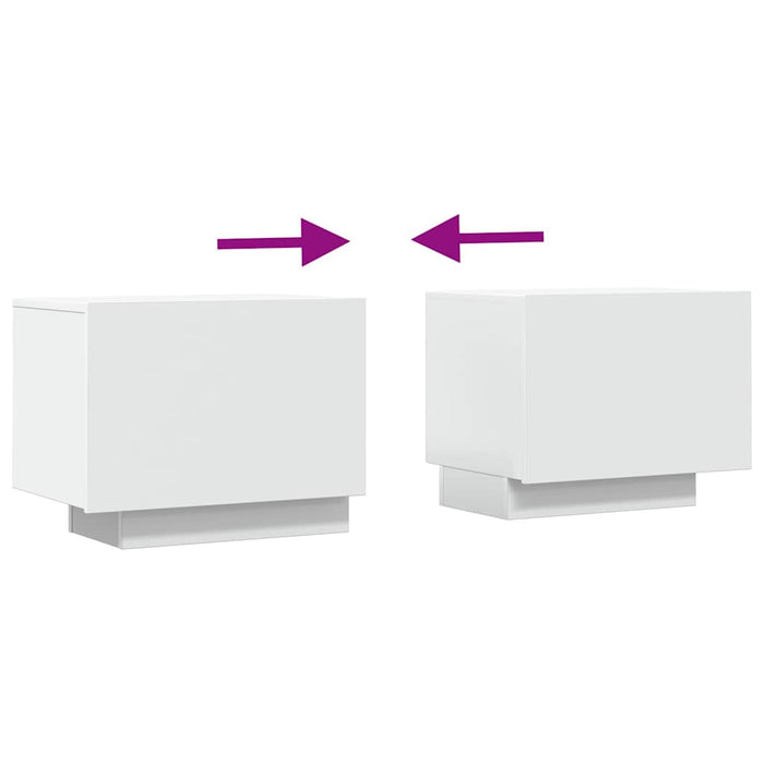 Mobile Porta TV Bianco 100x35x40 cm in Legno Multistrato 804436