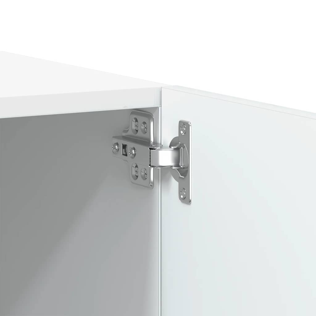 Mobile Porta TV Bianco 100x35x40 cm in Legno Multistrato 804436