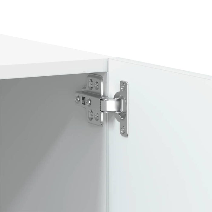 Mobile Porta TV Bianco 100x35x40 cm in Legno Multistrato 804436