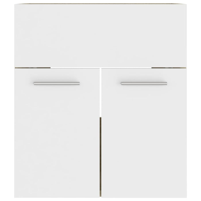 Mobile Sottolavabo Bianco Rovere Sonoma 41x38,5x46 Multistrato 804643