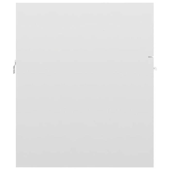 Mobile Sottolavabo Bianco Lucido 41x38,5x46 cm in Truciolato