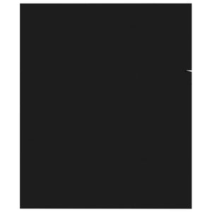 Mobile Sottolavabo Nero 60x38,5x46 cm in Legno Multistrato 804648