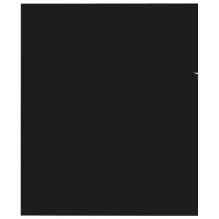 Mobile Sottolavabo Nero 60x38,5x46 cm in Legno Multistrato 804648