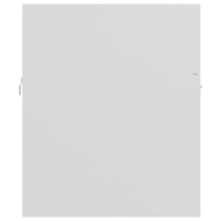 Mobile Sottolavabo Bianco 80x38,5x46 cm in Legno Multistrato 804656