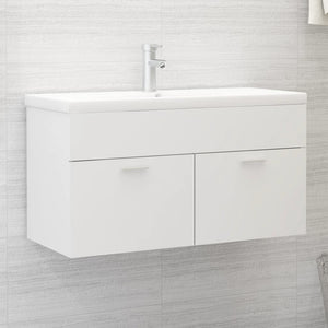 Mobile Sottolavabo Bianco 90x38,5x46 cm in Truciolato cod mxl 5774