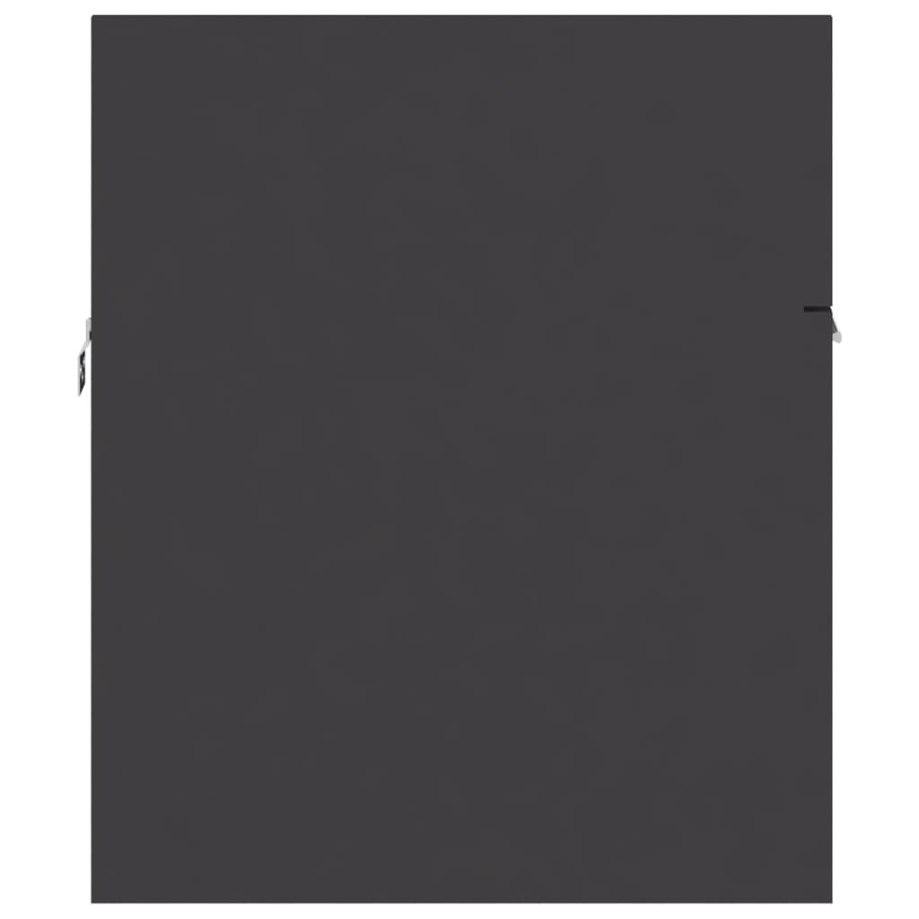 Mobile Sottolavabo Grigio 90x38,5x46 cm in Legno Multistrato 804667