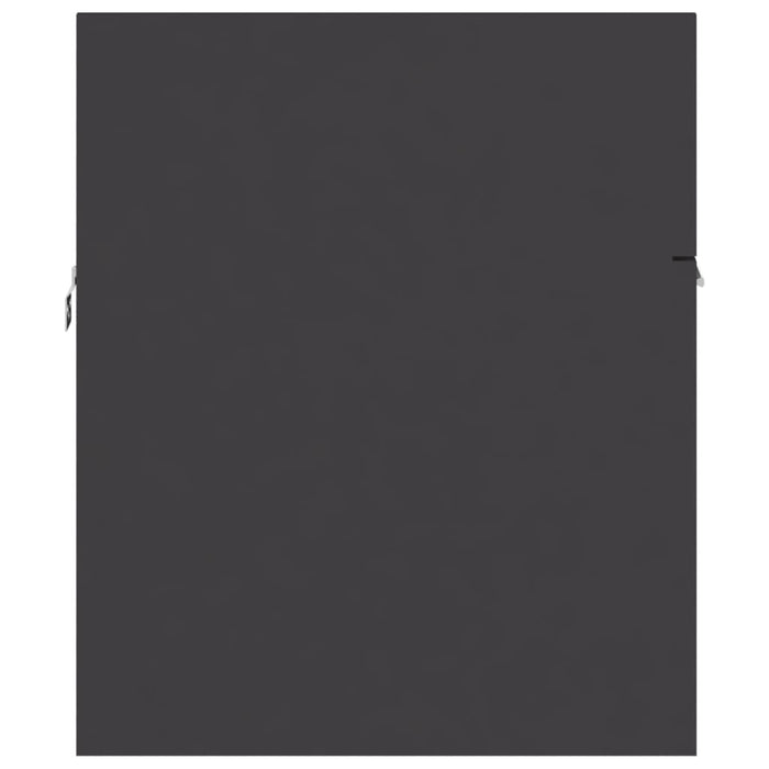 Mobile Sottolavabo Grigio 90x38,5x46 cm in Legno Multistrato 804667