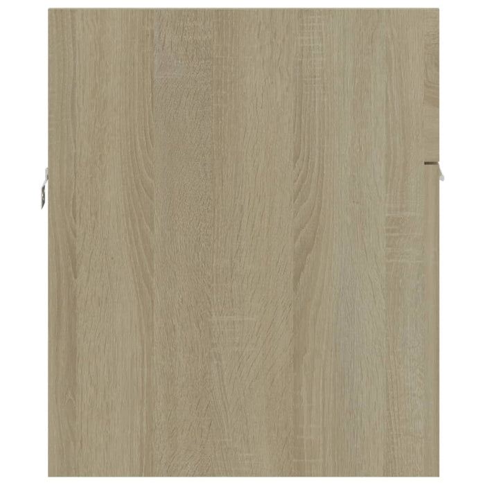 Mobile Sottolavabo Rovere Sonoma 90x38,5x46cm Legno Multistrato 804668