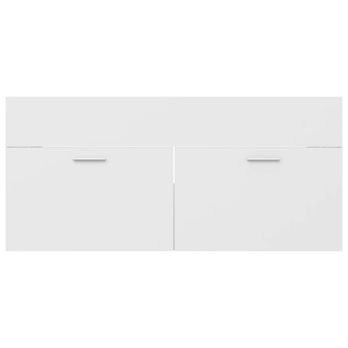 Mobile Sottolavabo Bianco 100x38,5x46 cm in Truciolato 804674