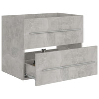 Mobile Lavabo Grigio Cemento 60x38,5x48 cm in Legno Multistrato 804696