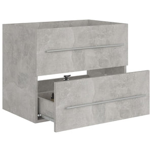 Mobile Lavabo Grigio Cemento 60x38,5x48 cm in Legno Multistrato 804696