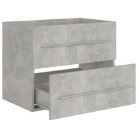 Mobile Lavabo Grigio Cemento 60x38,5x48 cm in Legno Multistrato 804696