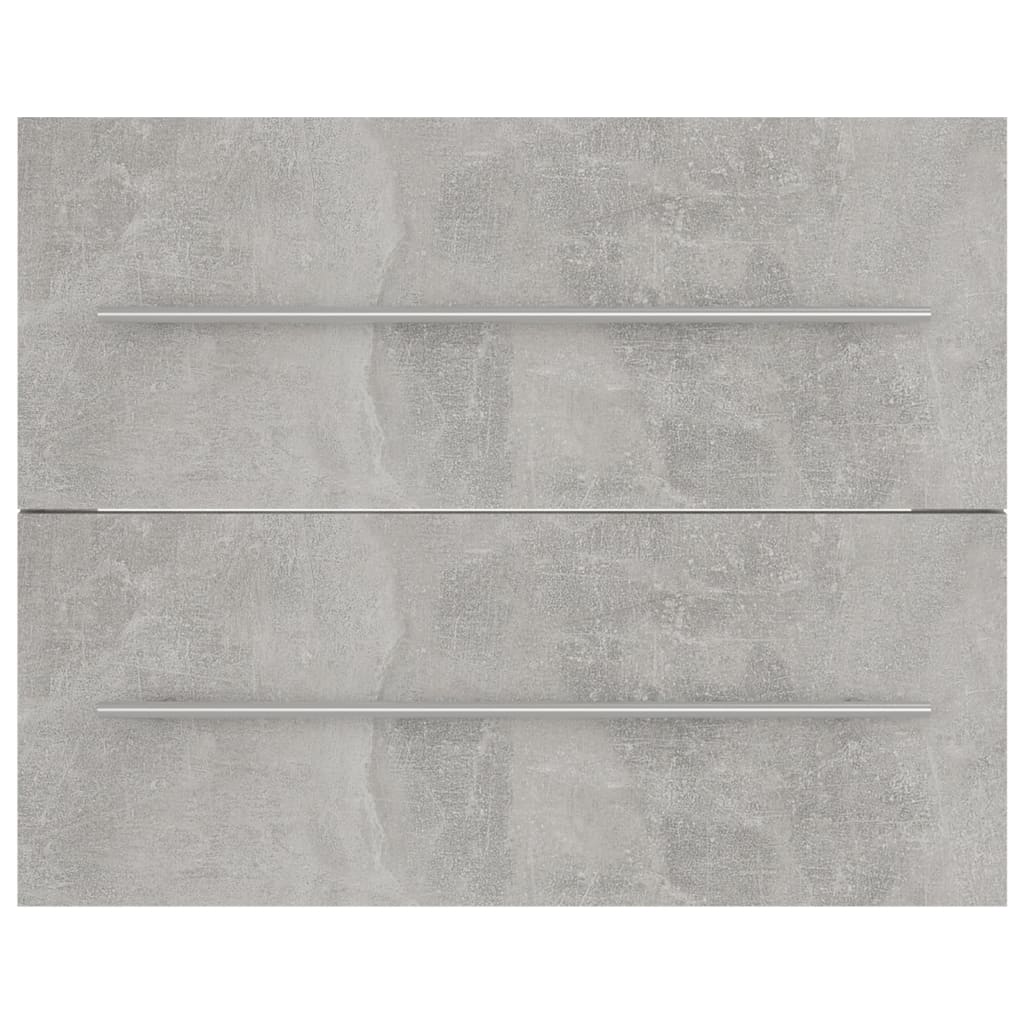 Mobile Lavabo Grigio Cemento 60x38,5x48 cm in Legno Multistrato 804696