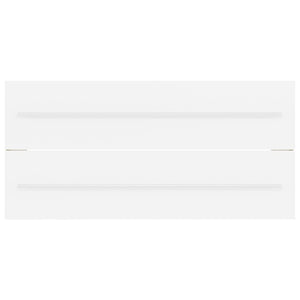 Mobile Lavabo Bianco 100x38,5x48 cm in Legno Multistrato 804719