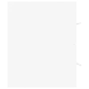 Mobile Lavabo Bianco 100x38,5x48 cm in Legno Multistrato