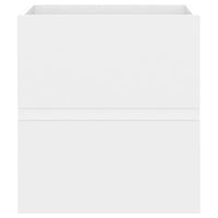 Mobile Lavabo-Armadietto da bagno Bianco 41x38,5x45 cm in Legno Multistrato