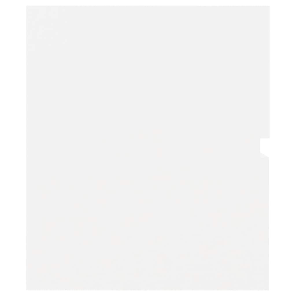 Mobile Lavabo-Armadietto da bagno Bianco 60x38,5x45 cm in Legno Multistrato