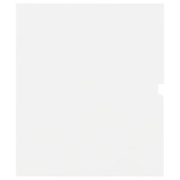 Mobile Lavabo-Armadietto da bagno Bianco 60x38,5x45 cm in Legno Multistrato