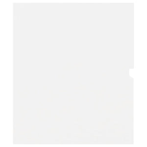 Mobile Lavabo-Armadietto da bagno Bianco 60x38,5x45 cm in Legno Multistrato