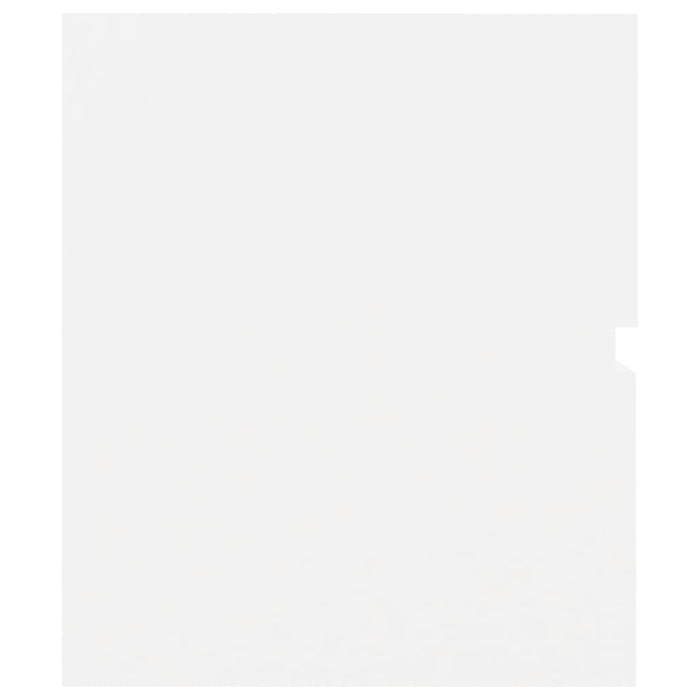 Mobile Lavabo-Armadietto da bagno Bianco 60x38,5x45 cm in Legno Multistrato