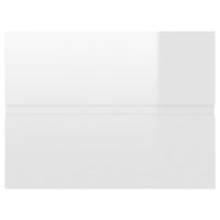 Mobile Sottolavabo Bianco Lucido 60x38,5x45 cm in Truciolato