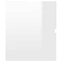 Mobile Sottolavabo Bianco Lucido 60x38,5x45 cm in Truciolato