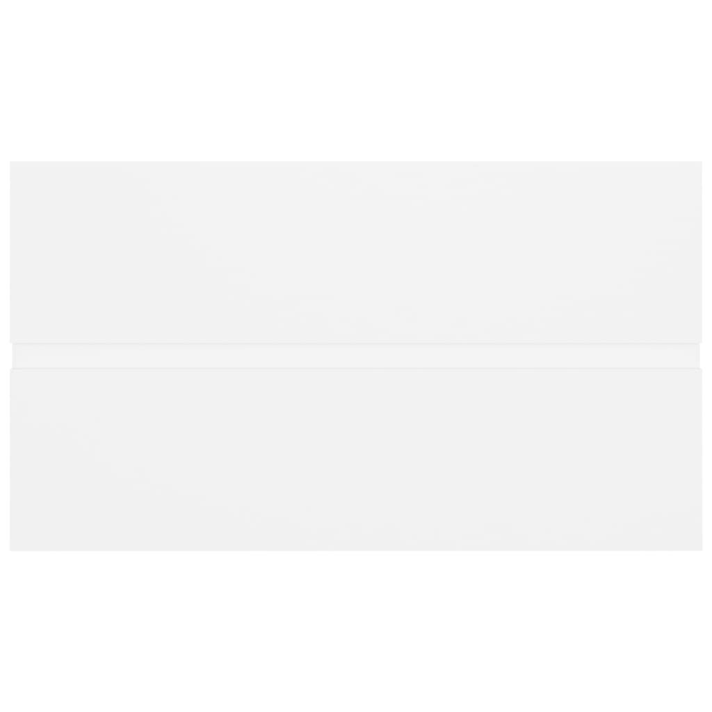 Mobile Sottolavabo Bianco 80x38,5x45 cm in Truciolato