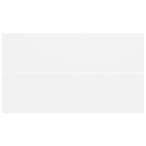 Mobile Lavabo-Armadietto da bagno Bianco 80x38,5x45 cm in Legno Multistrato