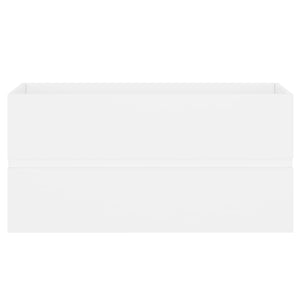 Mobile Lavabo-Armadietto da bagno Bianco 90x38,5x45 cm in Legno Multistrato