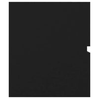 Mobile Lavabo Nero 90x38,5x45 cm in Legno Multistrato 804756