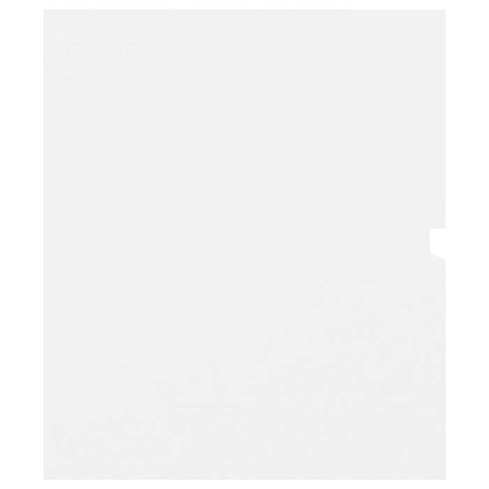 Mobile Lavabo-Armadietto da bagno Bianco 100x38,5x45 cm in Legno Multistrato