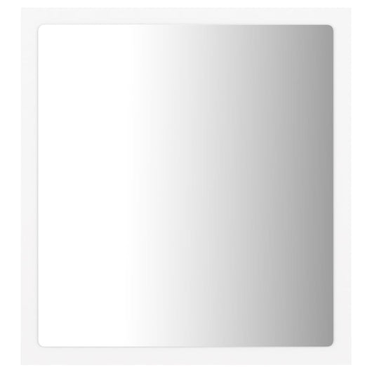Specchio da bagno a LED 40 x 85 x 37 cm acrilico bianco 02_0006980