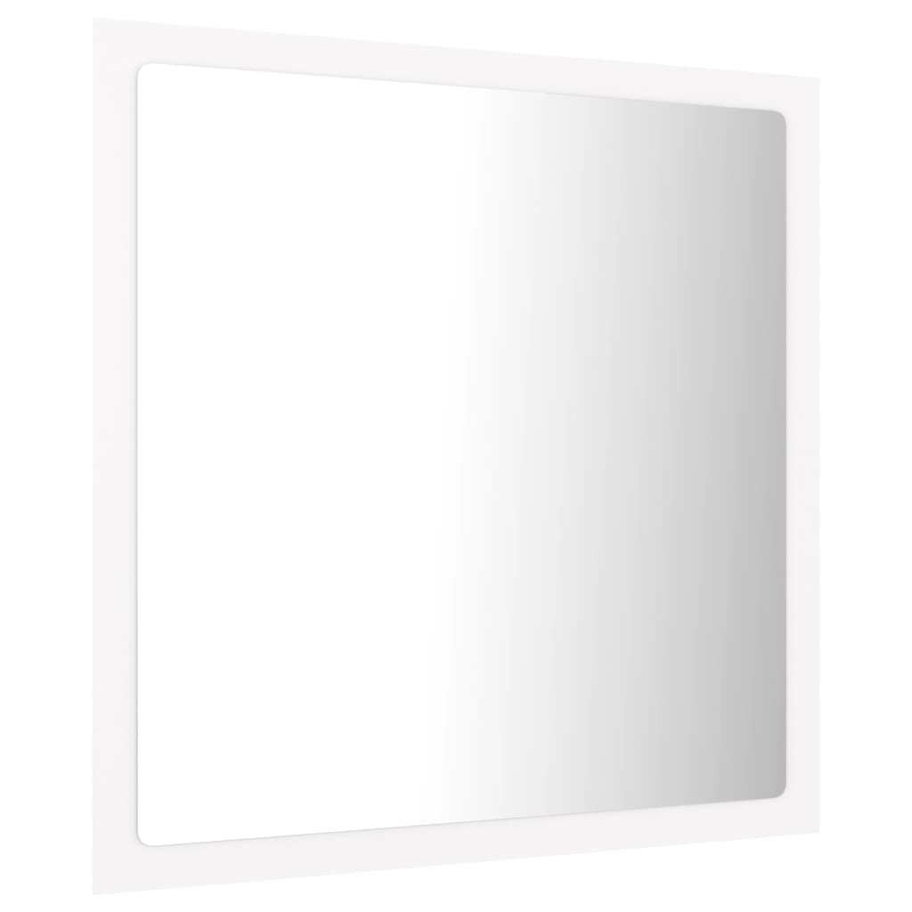 Specchio da Bagno con LED Bianco 40x8,5x37 cm in Acrilico 804908