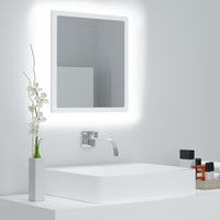 Specchio da Bagno con LED Bianco 40x8,5x37 cm in Acrilicocod mxl 130100