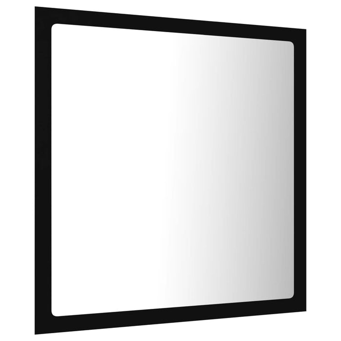 Specchio da Bagno a LED Nero 40x8,5x37 cm in Truciolato cod mxl 77525