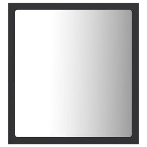 Specchio da Bagno a LED Grigio 40x8,5x37 cm in Truciolato cod mxl 69686