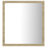 Specchio da bagno a LED 40 x 8,5 x 37 cm rovere acrilico 02_0006961