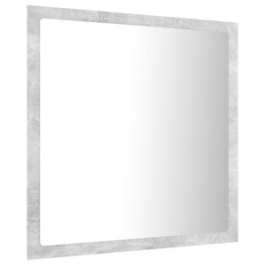 Specchio da Bagno a LED Grigio 40x8,5x37 cm in Acrilico 804912