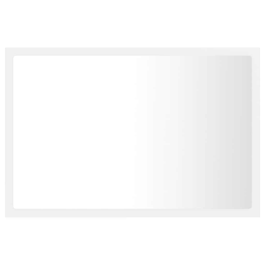 Specchio da Bagno con LED Bianco 60x8,5x37 cm in Acrilico 804916