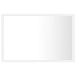 Specchio da Bagno con LED Bianco 60x8,5x37 cm in Acrilico 804916