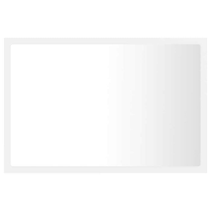 Specchio da Bagno con LED Bianco 60x8,5x37 cm in Acrilico 804916