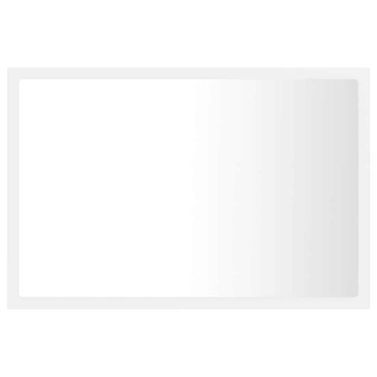 Specchio da Bagno-Specchio per il bagno  con LED Bianco 60x8,5x37 cm in Acrilico
