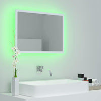 Specchio da Bagno con LED Bianco 60x8,5x37 cm in Acrilico 804916