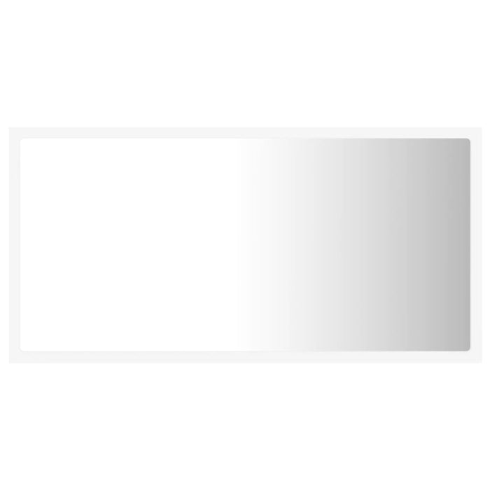 Specchio da Bagno con LED Bianco 80x8,5x37 cm in Acrilico 804924